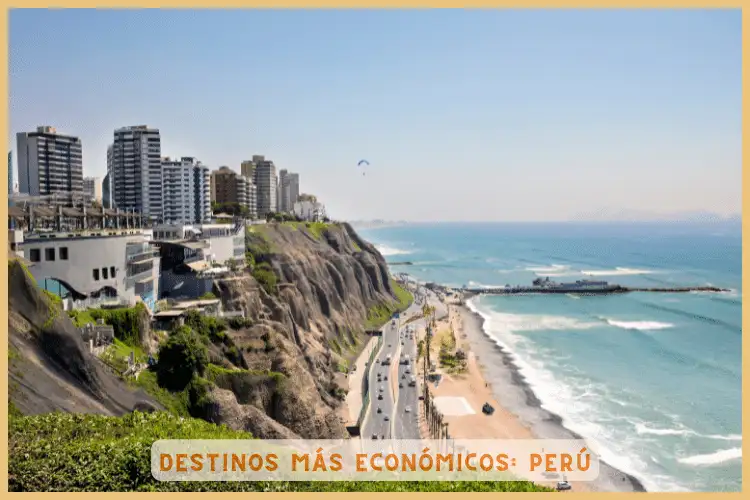 destinos internacionales más económicos Perú