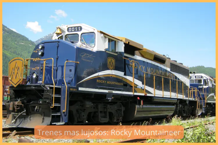 Trenes mas lujosos: Rocky Mountaineer