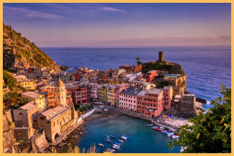 Mejores destinos para viajes de novios - Cinque Terre, Italia