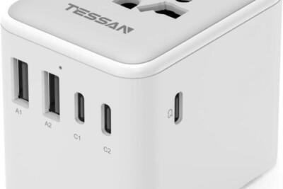 Viajes TESSAN Adaptador Enchufe Universal 6 en 1