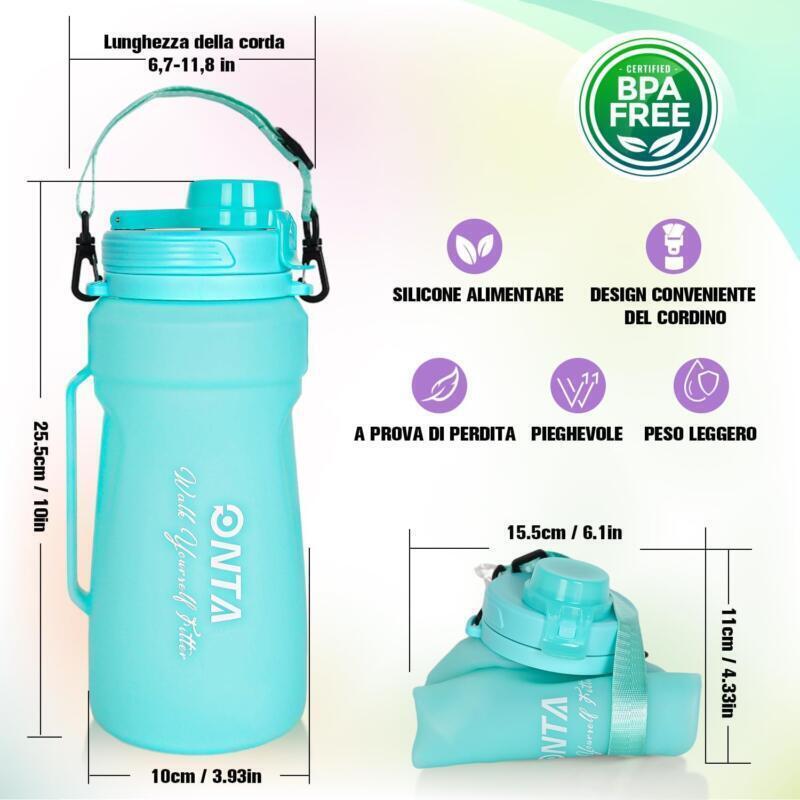 Botella plegable de viaje: guia para elegir la mejor botella plegable viaje onta detalle