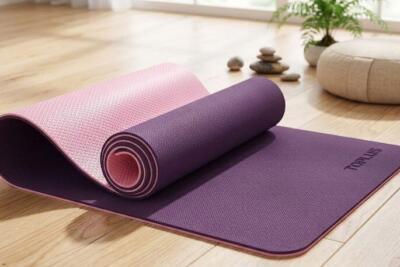 Bienestar Esterilla de fitness TOPLUS antideslizante nivel profesional