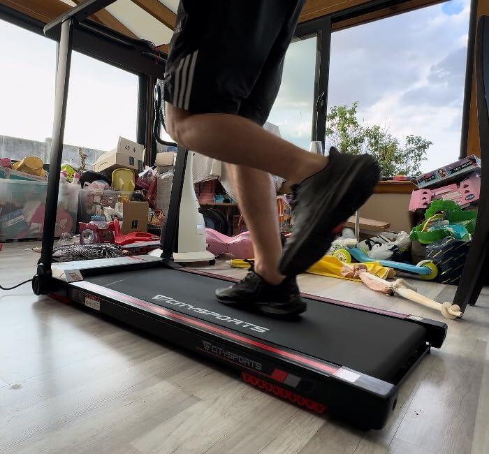 cinta de correr plegable citysports detalle