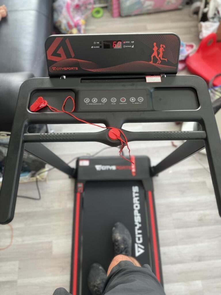 cinta de correr plegable citysports uso