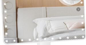 espejo de aumento con luz funtouch destacada