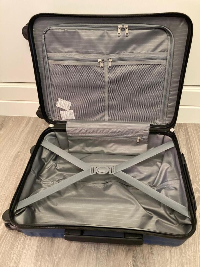 maleta rigida cabina amazonbasics uso